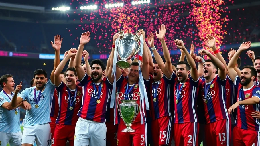Ảnh các CLB thành công Champions League