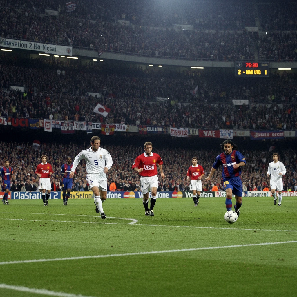 Ảnh kinh điển về Champions League.