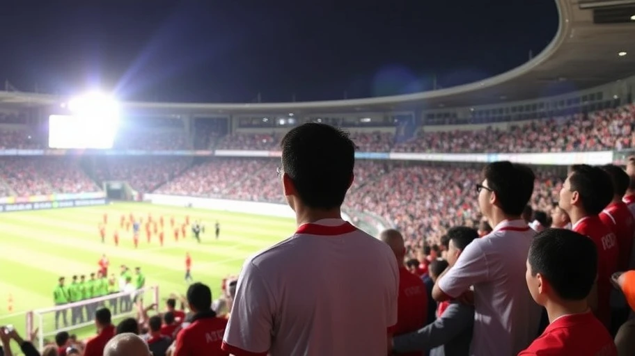 Cảnh trước trận Siêu Cúp Quốc gia 2015.