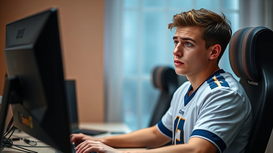 Cầu thủ bóng đá bị tấn công mạng qua máy tính