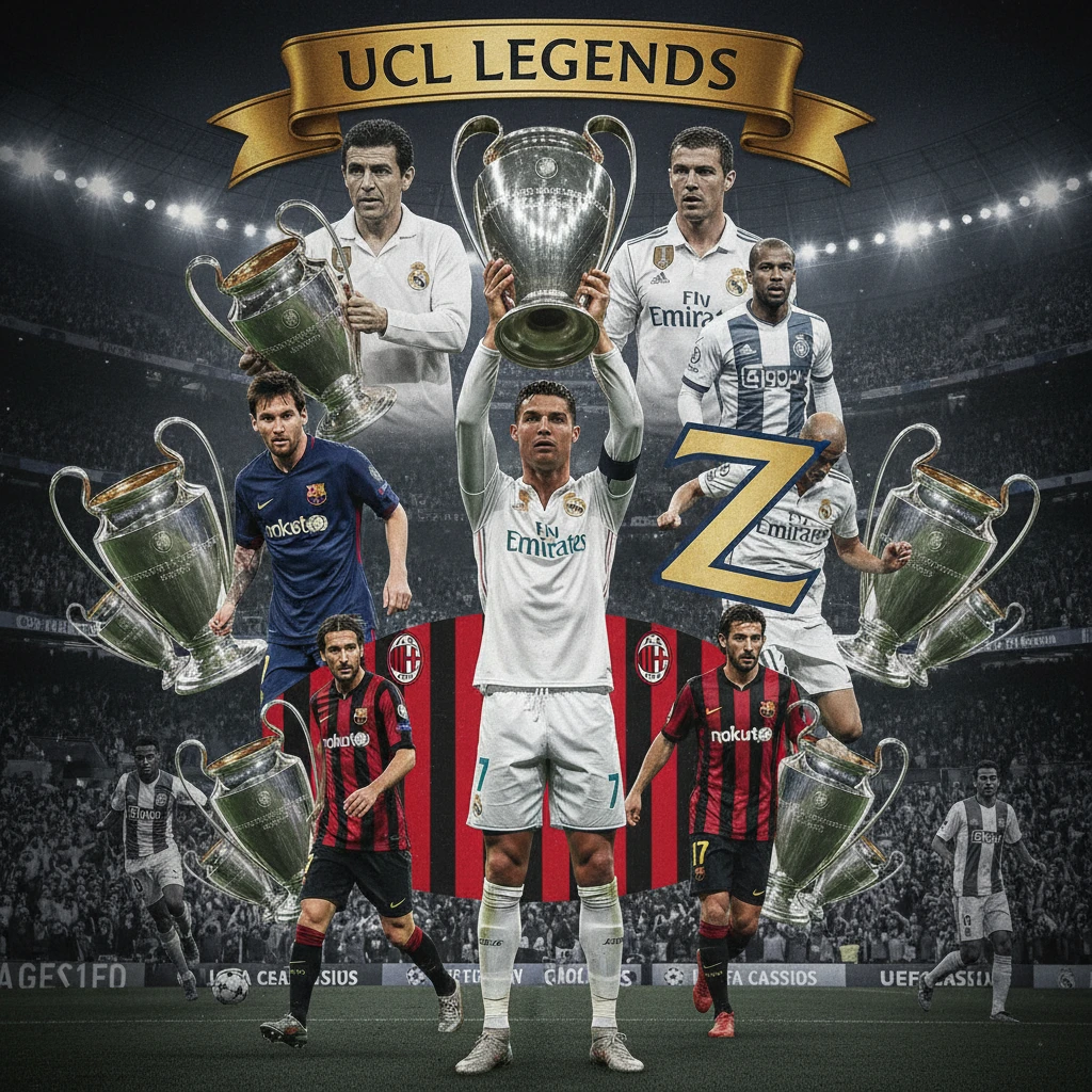 Cầu thủ huyền thoại ở Champions League.