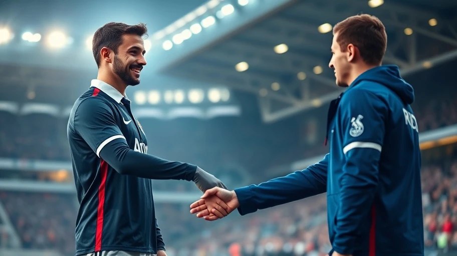 Granit Xhaka trong buổi ký hợp đồng với Bayer Leverkusen
