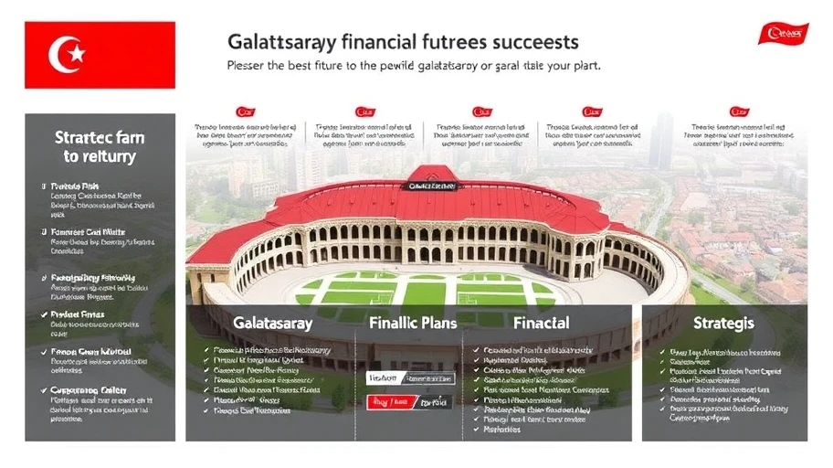 Hình ảnh biểu thị kế hoạch tài chính và chiến lược của Galatasaray.