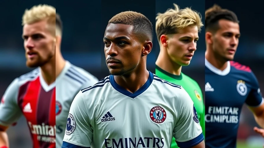 Hình ảnh các cầu thủ nổi bật trong Champions League 2023-2024.