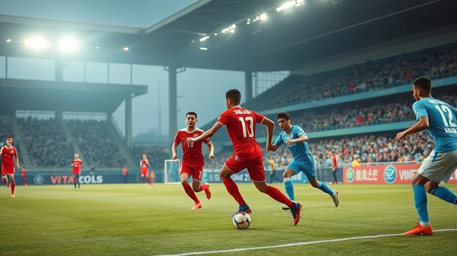 Hình ảnh căng thẳng trận đấu giữa Hà Nội FC và Viettel