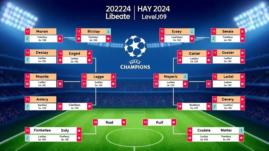 Hình ảnh cấu trúc và lịch thi đấu Champions League năm nay.