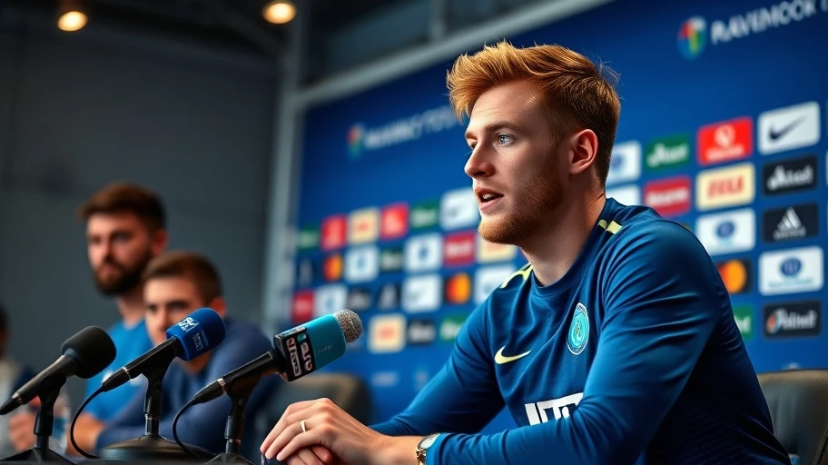 Hình ảnh Kevin De Bruyne tại buổi ra mắt Napoli