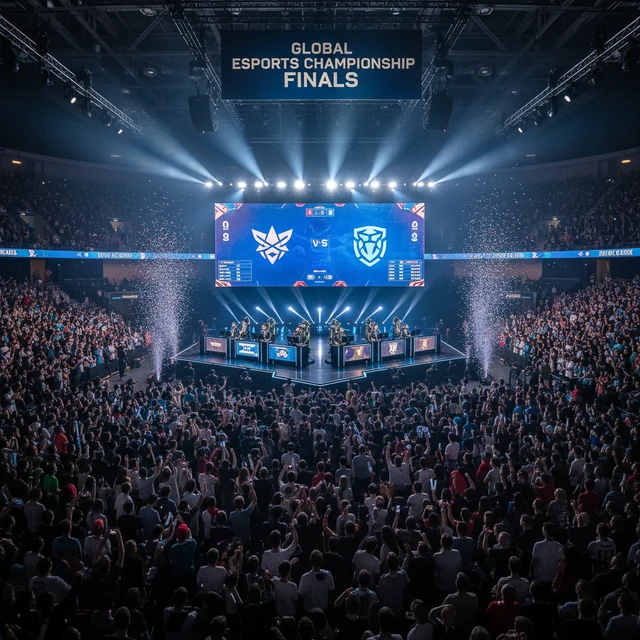 Hình ảnh [khán đài đông đúc tại sự kiện esports toàn cầu].