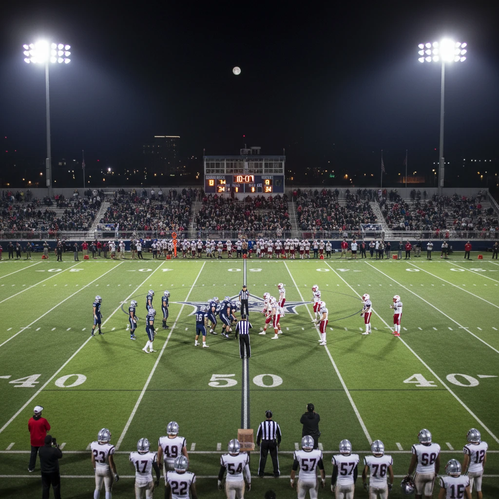 Hình ảnh sân cỏ Champions League dưới ánh đèn