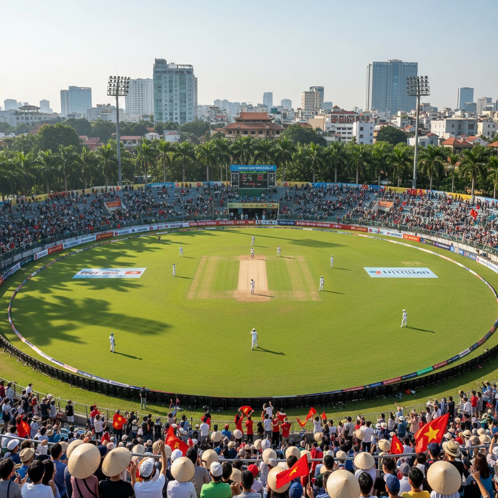 Hình ảnh sân vận động cricket