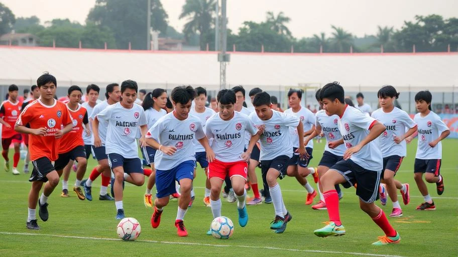 Hình ảnh sự kiện từ thiện với bóng đá