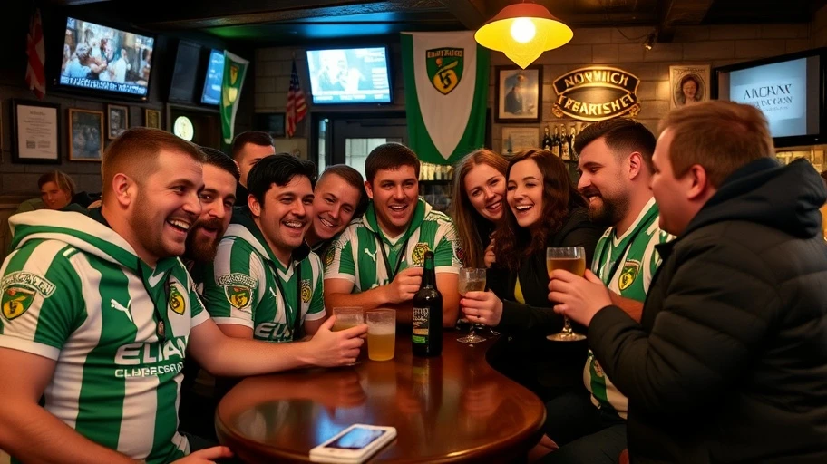 Hình ảnh tác động của kết quả bóng đá Norwich