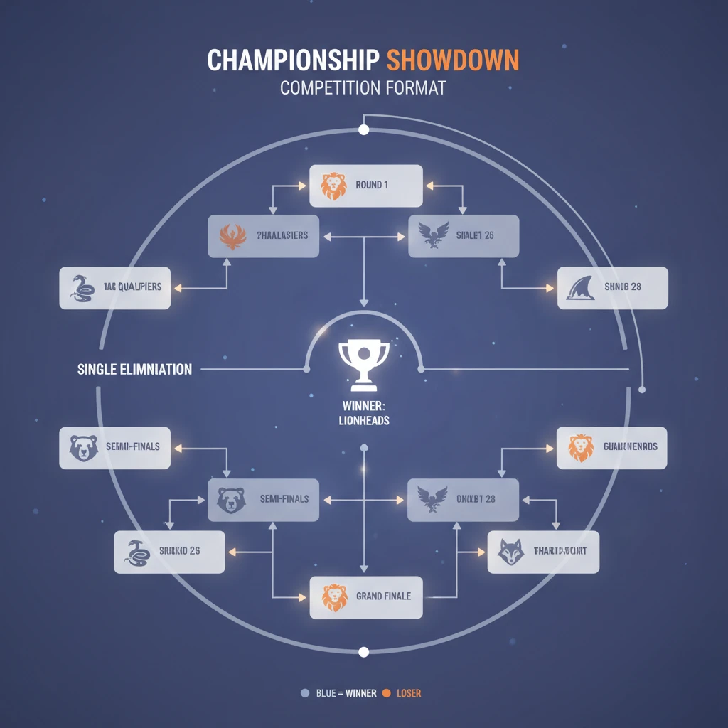 Hình ảnh về định dạng thi đấu của giải