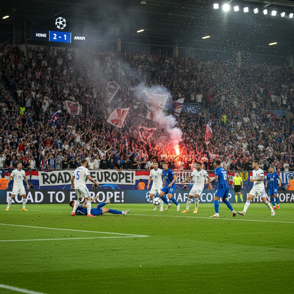 Khung cảnh sôi nổi của các trận đấu tuyển chọn để vào Champions League 2025.