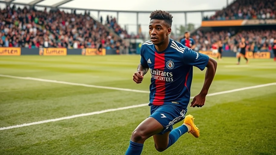 Kylian Mbappé chạy nhanh