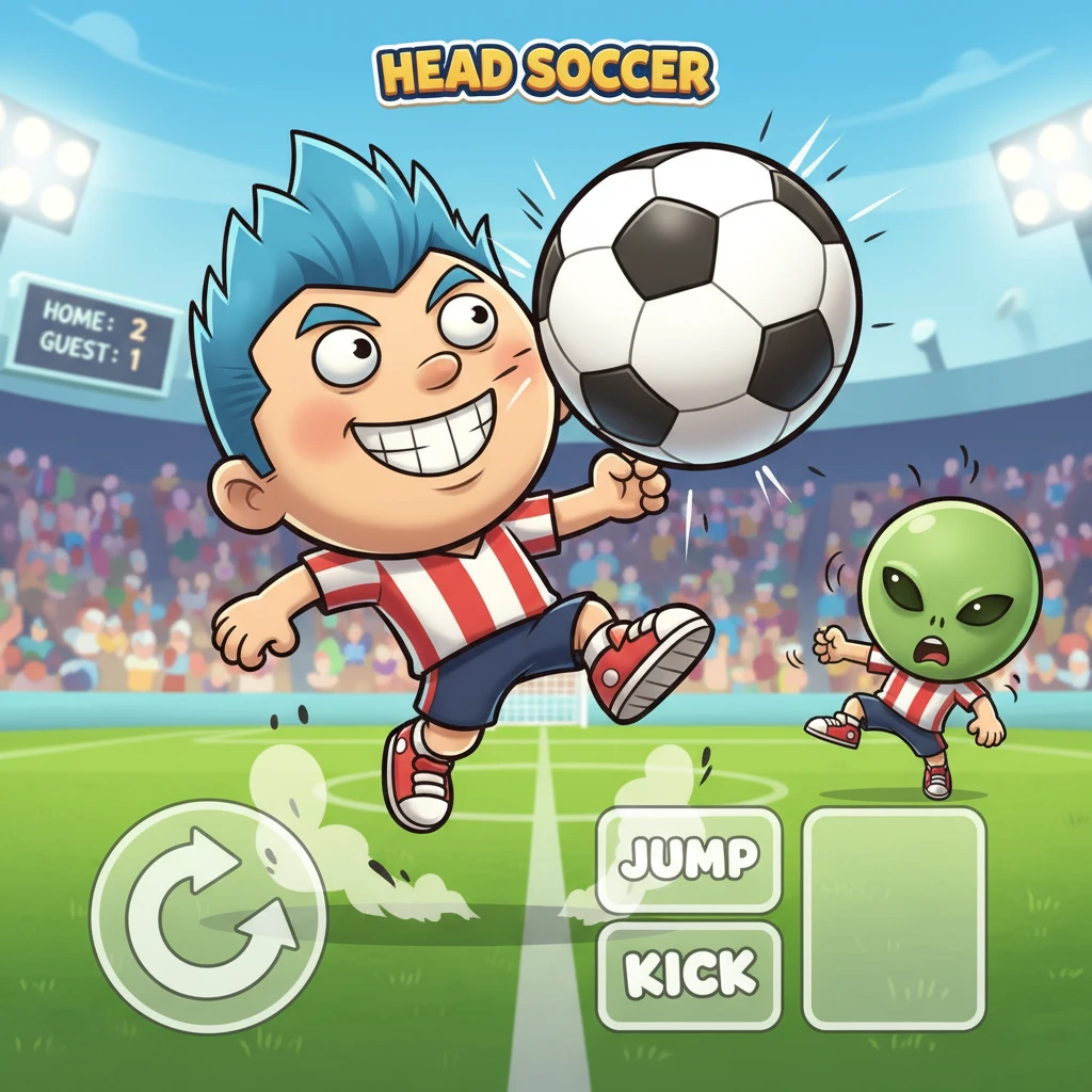 Lối chơi Head Soccer siêu sao bóng đá