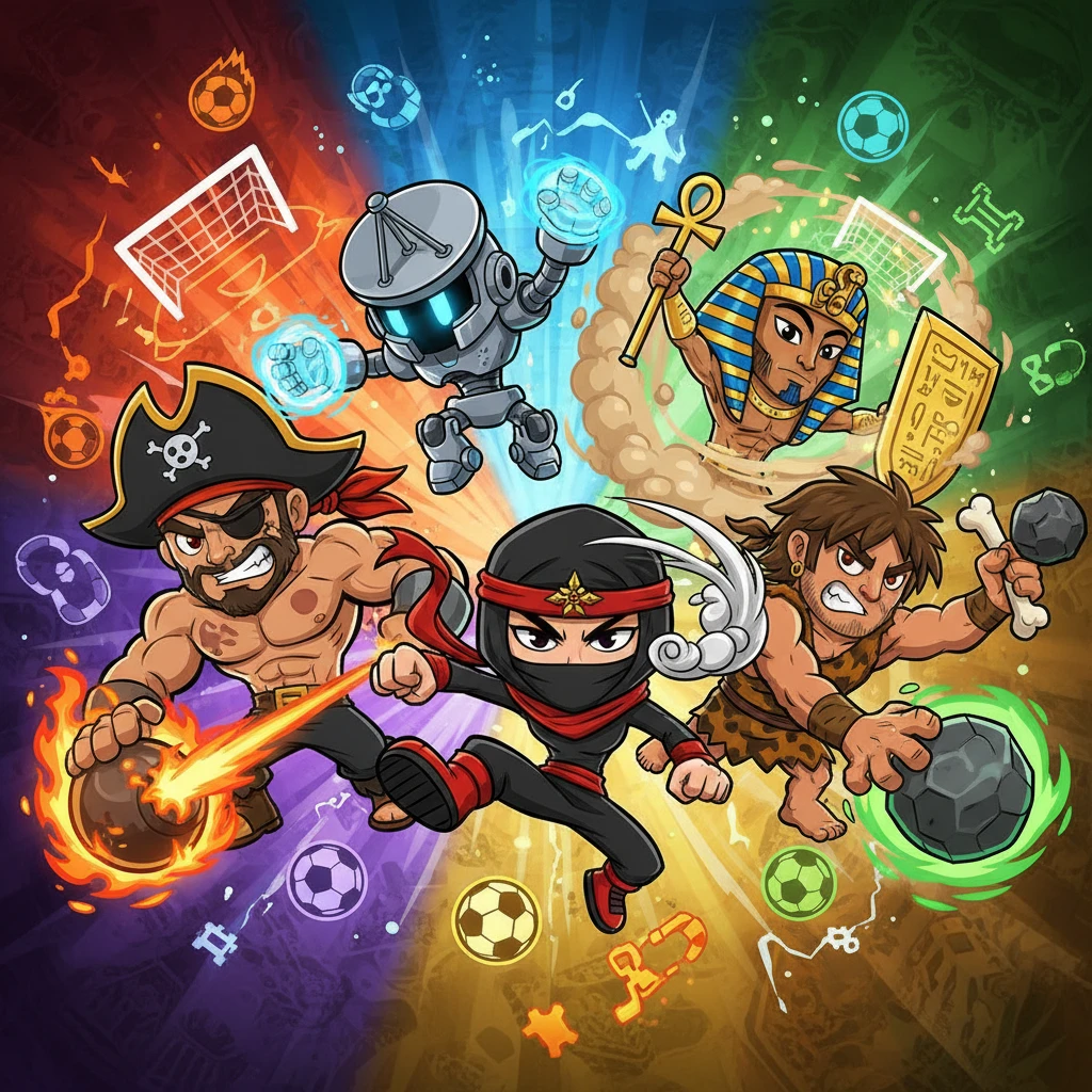 Nhân vật Head Soccer siêu sao bóng đá