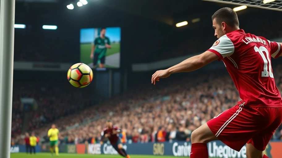 Robert Lewandowski sút bóng