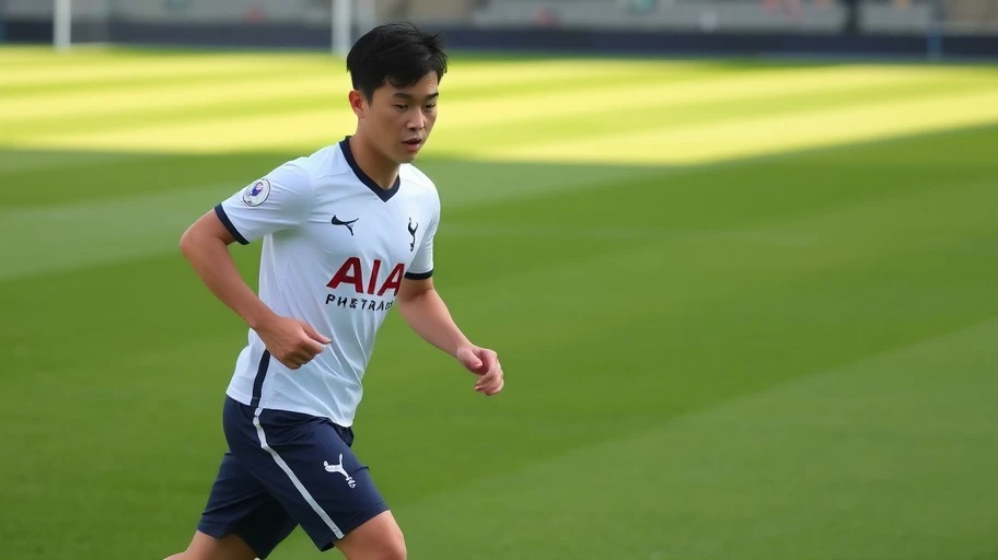 Son Heung-min thi đấu trên sân