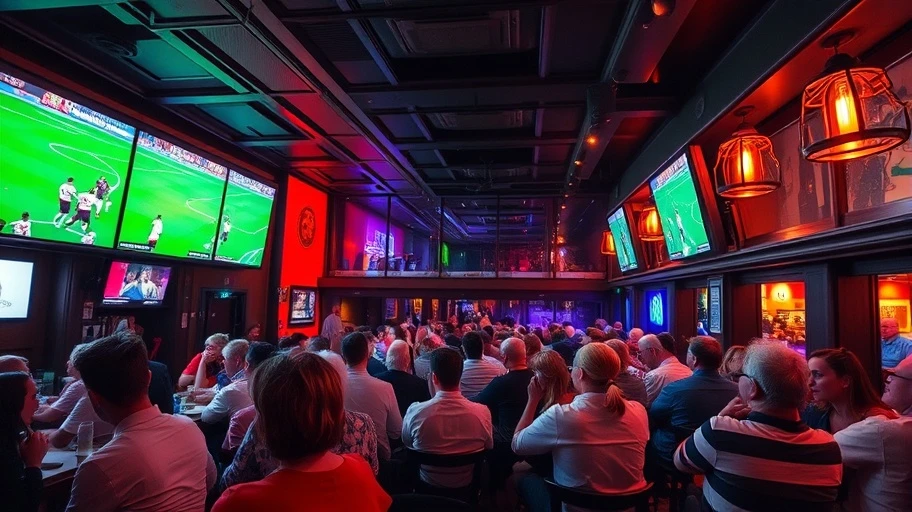 Sports bar nổi tiếng ở Berlin xem Champions League