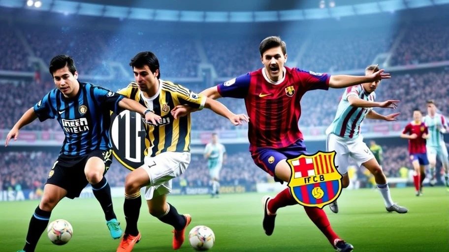 Trận đấu nổi bật Inter Milan Barcelona