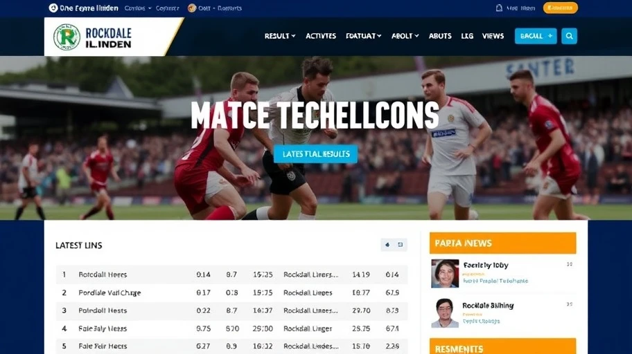 Trang web chính thức của Rockdale Ilinden với tin tức và kết quả
