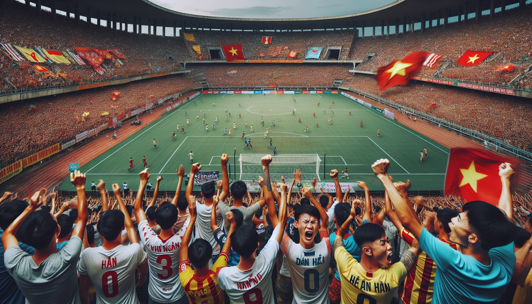 Vòng loại Champions League 2025 tại sân vận động bóng đá