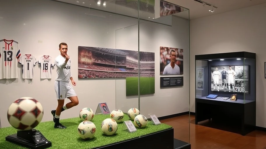Zinedine Zidane tại viện bảo tàng bóng đá Việt Nam